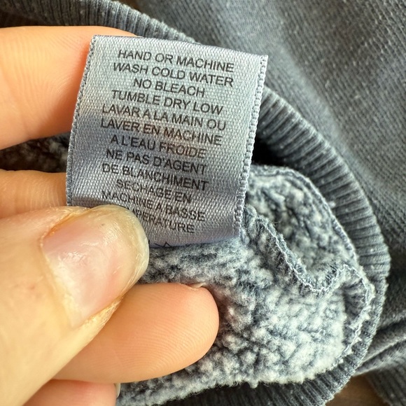 Wildfox Heather Blue Gray Fleece Sweatshirt - Picture 7 of 7